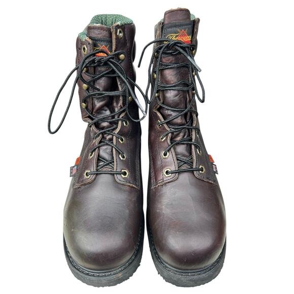 Thorogood Men’s American Heritage Steel Toe Brown Leather Work Boot Size US 8 D - Picture 7 of 11